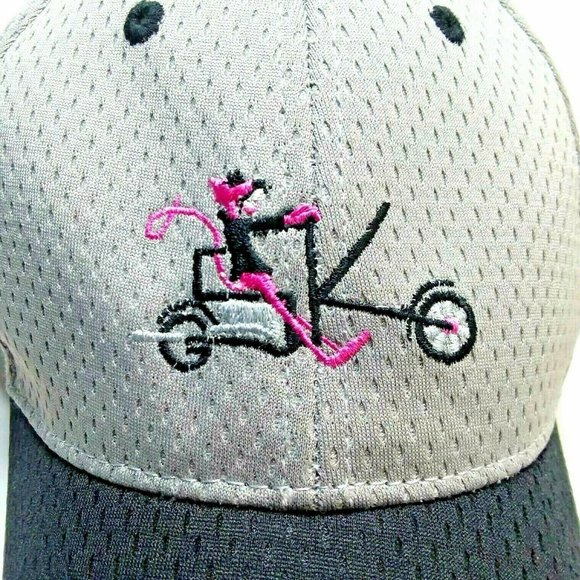 OTTO Quality Head Wear Accessories - PINK PANTHER, Chopper Embroidered Baseball Cap.